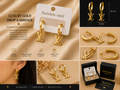 Luxury Gold Drop Earings